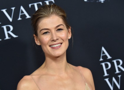 Mandatory Credit: Photo by AFF-USA/REX/Shutterstock (9943946k) Rosamund Pike 'A Private War' film premiere, Los Angeles, USA - 24 Oct 2018